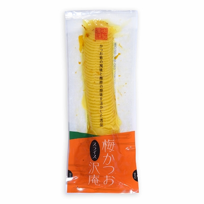 梅かつおスライス沢庵180g